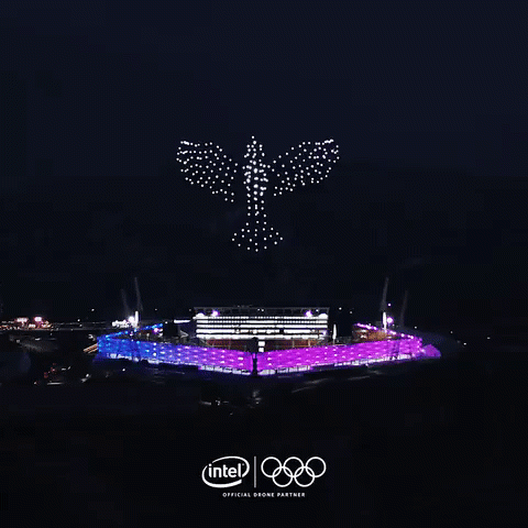 Olympic Games 2018: opening ceremony by Intel