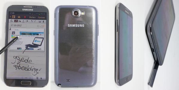 Samsung Galaxy Note II: Front, back, sides