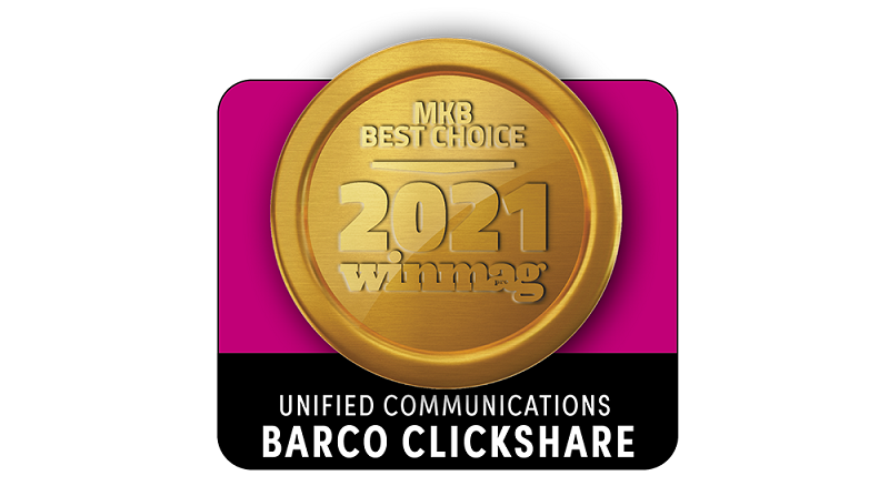award, Barco Clickshare, Barco, hybride werken