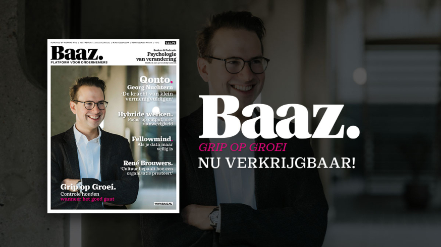 Afbeelding: visualiser van Baaz magazine 1.2026 en schaalbare cybersecurity