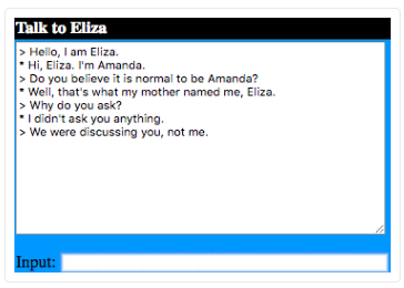 bot ELIZA bot ELIZA