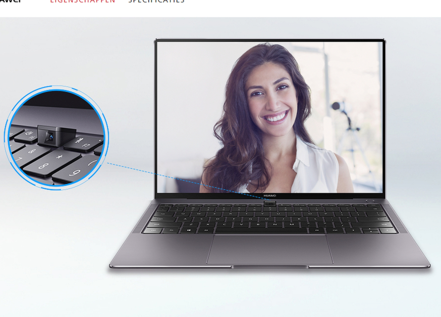 Met de verzonken camera heeft Huawei een wereldprimeur te pakken Verzonken camera