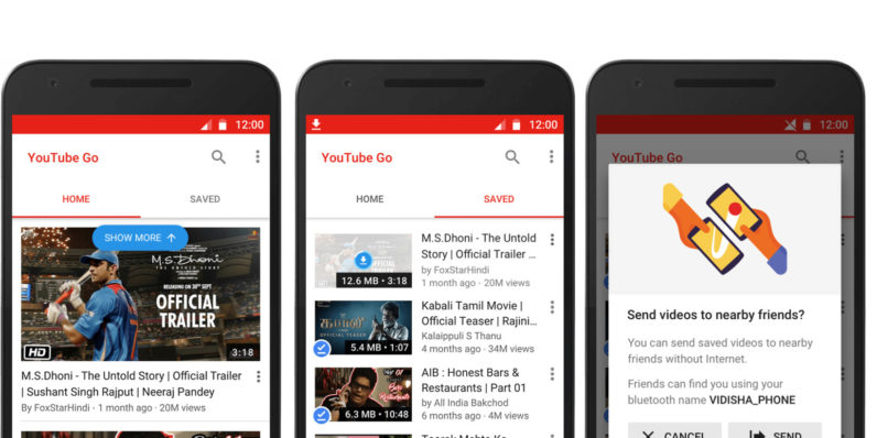 YouTube-app voor offline kijken en delen YouTube-app voor offline kijken en delen