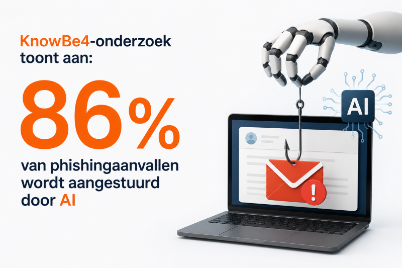 KnowBe4: AI achter 86% phishingaanvallen