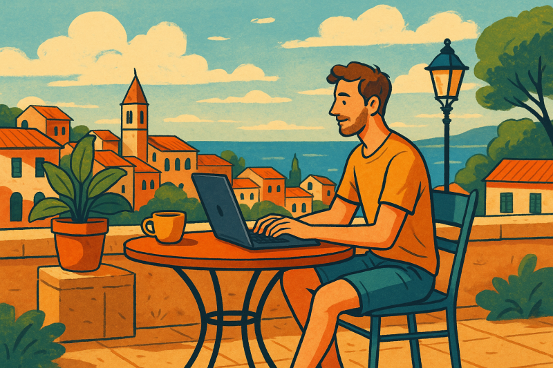 Remote werken in Europa: de bewuste keuze