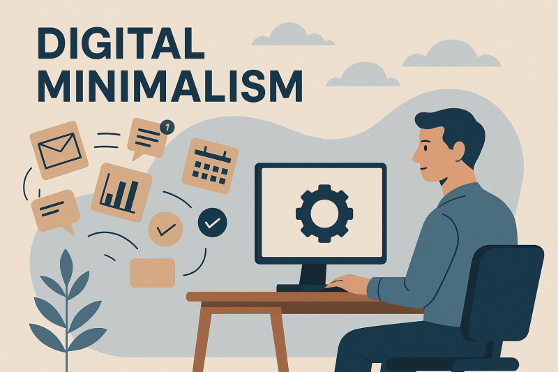 Digital minimalism brengt rust op de werkplek