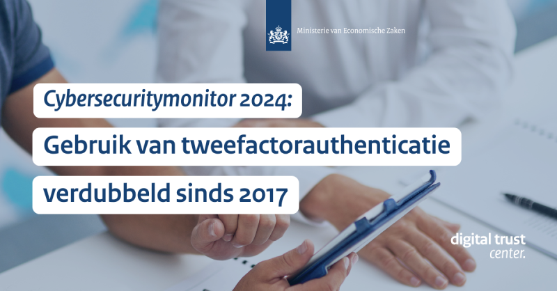 Cybersecuritymonitor 2024: 2FA sterk gestegen