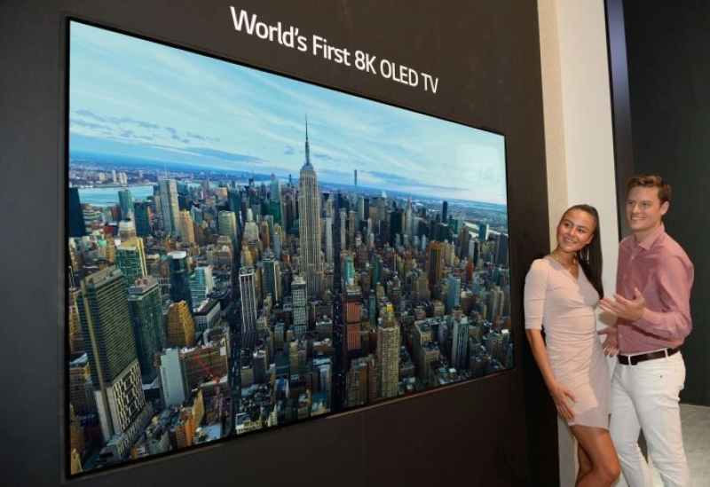 LG lanceert eerste OLED-televisie in 8K met meer dan 33 miljoen pixels