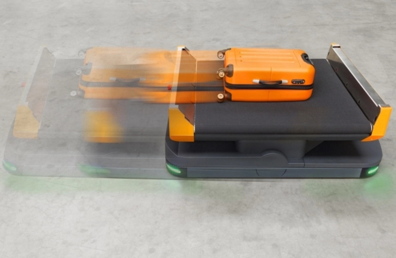 Robots doen afhandeling bagage op Rotterdam The Hague Airport  