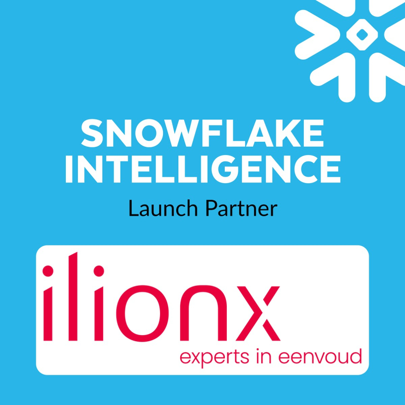 ilionx is launching partner voor Snowflake Intelligence