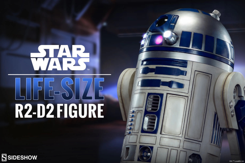 Levensgrote R2-D2 op de markt