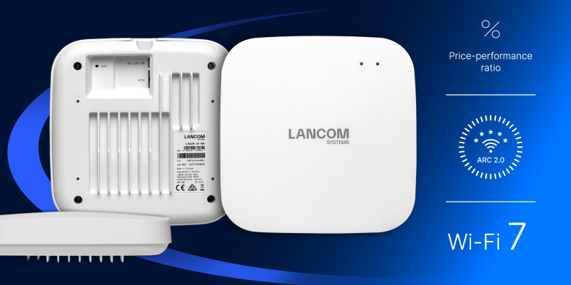 LANCOM LW-700: nieuw wifi 7 access point met elegant design