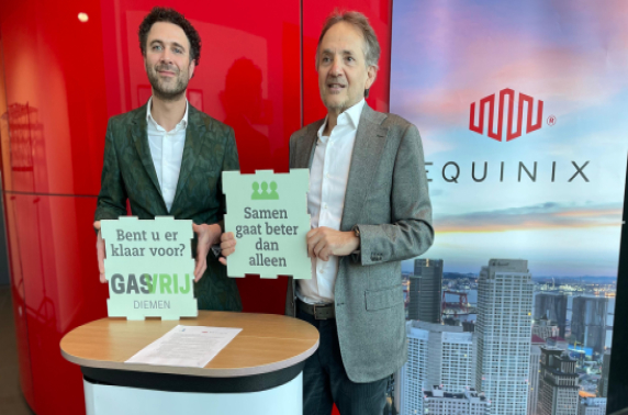 Onderzoek naar inzet van restwarmte datacenter voor duurzame warmtevoorziening inwoners Diemen; Equinix en gemeente Diemen tekenen intentieverklaring