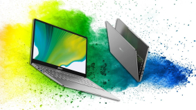 Acer kondigt de Swift X aan die is uitgerust met grafische kaarten uit de NVIDIA GeForce RTX 30-serie in een dun en licht ontwerp