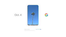 Google doet uitnodigingen voor Pixel phones event op de bus 