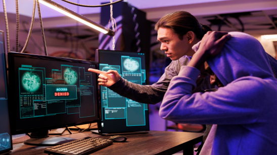 Afbeelding: hero visualiser voor dataprotectie voor AI