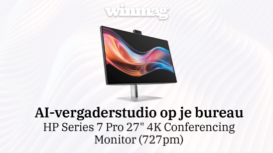 HP Series 7 Pro 727pm monitor: AI-vergaderstudio op je bureau