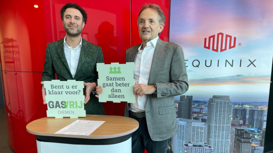 Onderzoek naar inzet van restwarmte datacenter voor duurzame warmtevoorziening inwoners Diemen; Equinix en gemeente Diemen tekenen intentieverklaring
