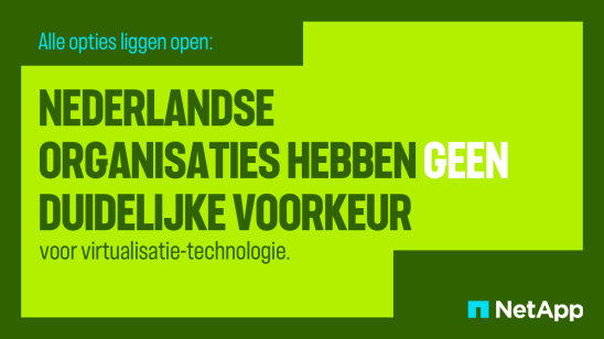 1 op 4 zoekt actief alternatief voor virtualisatie